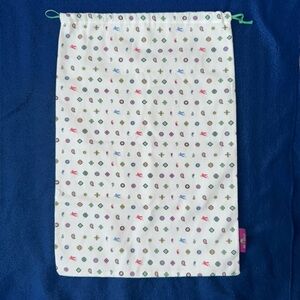 Auth Etro Dust Bag Medium Logo 15x22 Cotton